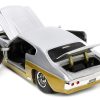 1970 Chevrolet Chevelle SS Gold and Silver Metallic "Bigtime Muscle" 1/24 Diecast Model Car by Jada - Image 2