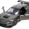 2005 Chevrolet Corvette C6-R Dark Gray Metallic "Corvette Racing" "Bigtime Muscle" Series 1/24 Diecast Model Car by Jada - Image 3
