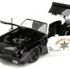 1979 Chevrolet Camaro Z28 Police Black and White "Highway Drag" "Bigtime Muscle" Series 1/24 Diecast Model Car by Jada - Image 3