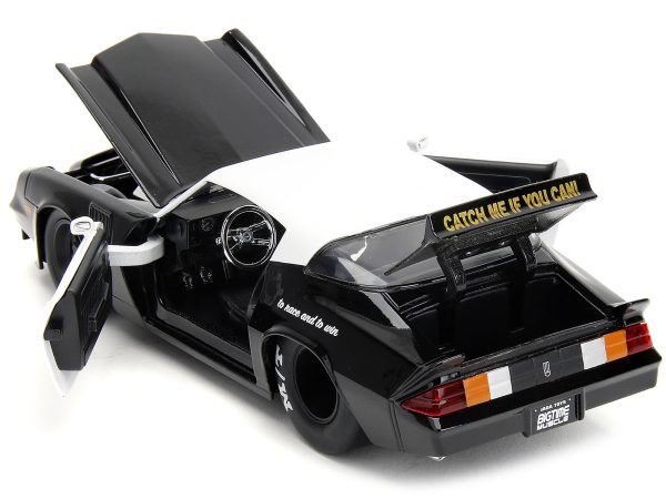 1979 Chevrolet Camaro Z28 Police Black and White "Highway Drag" "Bigtime Muscle" Series 1/24 Diecast Model Car by Jada - Image 4
