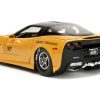 2006 Chevrolet Corvette Yellow with Black Top "Mickey Thompson" "Bigtime Muscle" Series 1/24 Diecast Model Car by Jada - Image 4