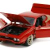 1972 Plymouth GTX Red with Gold Graphics "Bigtime Muscle" Series 1/24 Diecast Model Car by Jada - Image 4