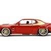 1972 Plymouth GTX Red with Gold Graphics "Bigtime Muscle" Series 1/24 Diecast Model Car by Jada