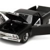 1967 Chevrolet El Camino Matt Black "Fast & Furious" Series 1/24 Diecast Model Car by Jada - Image 3
