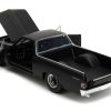 1967 Chevrolet El Camino Matt Black "Fast & Furious" Series 1/24 Diecast Model Car by Jada - Image 5