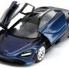 McLaren 720S Blue Metallic with Black Top "Pink Slips" Series 1/32 Diecast Model Car by Jada - Image 5