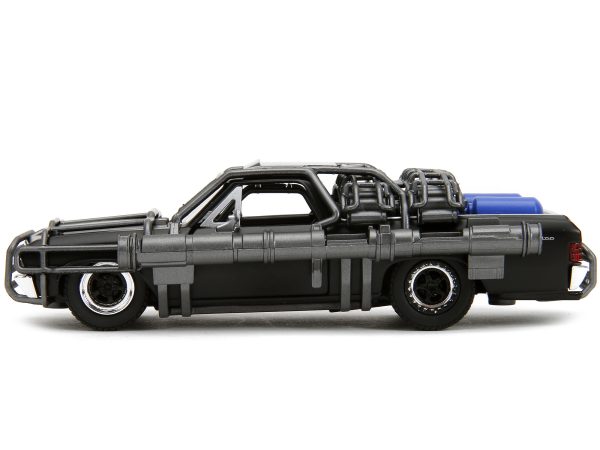 1967 Chevrolet El Camino with Cannons Matt Black "Fast X" (2023) Movie "Fast & Furious" Series 1/32 Diecast Model Car by Jada
