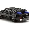 1967 Chevrolet El Camino with Cannons Matt Black "Fast X" (2023) Movie "Fast & Furious" Series 1/32 Diecast Model Car by Jada - Image 2