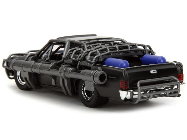 1967 Chevrolet El Camino with Cannons Matt Black "Fast X" (2023) Movie "Fast & Furious" Series 1/32 Diecast Model Car by Jada - Image 2