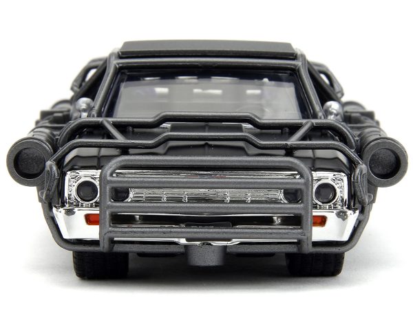 1967 Chevrolet El Camino with Cannons Matt Black "Fast X" (2023) Movie "Fast & Furious" Series 1/32 Diecast Model Car by Jada - Image 4