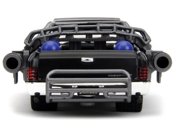 1967 Chevrolet El Camino with Cannons Matt Black "Fast X" (2023) Movie "Fast & Furious" Series 1/32 Diecast Model Car by Jada - Image 3