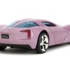 2009 Chevrolet Corvette Stingray Concept Pink Metallic with Blue Tinted Windows "Pink Slips" Series 1/32 Diecast Model Car by Jada - Image 2