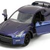 2009 Nissan GT-R (R35) Purple Metallic "Pink Slips" Series 1/32 Diecast Model Car by Jada - Image 5