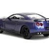 2009 Nissan GT-R (R35) Purple Metallic "Pink Slips" Series 1/32 Diecast Model Car by Jada - Image 2