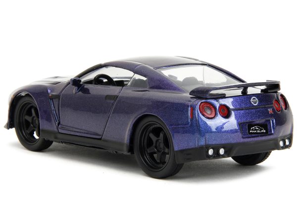 2009 Nissan GT-R (R35) Purple Metallic "Pink Slips" Series 1/32 Diecast Model Car by Jada - Image 2