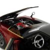 1972 Datsun 240Z Black and Red Metallic with Graphics "Fast X" (2023) Movie "Fast & Furious" Series 1/24 Diecast Model Car by Jada - Image 4
