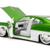 1967 Chevrolet Impala SS Green Metallic and White with White Interior "Bigtime Muscle" Series 1/24 Diecast Model Car by Jada - Image 2