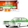 1967 Chevrolet Impala SS Green Metallic and White with White Interior "Bigtime Muscle" Series 1/24 Diecast Model Car by Jada - Image 5