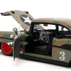 1957 Chevrolet Bel Air #3 Camouflage with Shark Mouth Graphics "Bigtime Muscle" Series 1/24 Diecast Model Car by Jada - Image 5