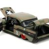 1957 Chevrolet Bel Air #3 Camouflage with Shark Mouth Graphics "Bigtime Muscle" Series 1/24 Diecast Model Car by Jada - Image 2
