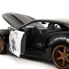 2016 Chevrolet Camaro Widebody Black and White "Drift Patrol" "Wide Body" Series 1/24 Diecast Model Car by Jada - Image 5