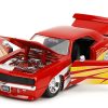 1969 Chevrolet Camaro Red with Graphics "BigTime Muscle" Series 1/24 Diecast Model Car by Jada - Image 3