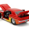 1969 Chevrolet Camaro Red with Graphics "BigTime Muscle" Series 1/24 Diecast Model Car by Jada - Image 4