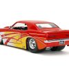 1969 Chevrolet Camaro Red with Graphics "BigTime Muscle" Series 1/24 Diecast Model Car by Jada - Image 5