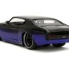1971 Chevrolet Chevelle SS Black and Blue "Pink Slips" Series 1/24 Diecast Model Car by Jada