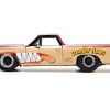 1967 Chevrolet El Camino Brown and Beige with Graphics and Tasmanian Devil (Taz) Diecast Figure "Looney Tunes" "Hollywood Rides" Series 1/24 Diecast Model Car by Jada - Image 5