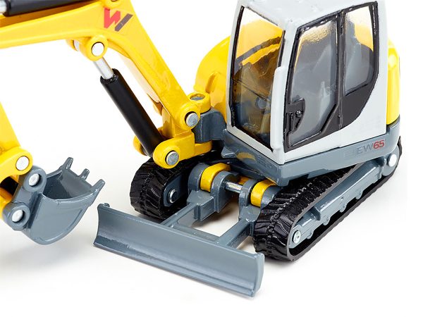 Wacker Neuson ET65 Track Excavator Yellow and Gray 1/50 Diecast Model by Siku - Image 4