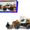 Liebherr L556 Wheel Loader Yellow with White Cabin 1/50 Diecast Model by Siku - Image 5