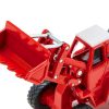 Kramer 411 Wheel Loader Red with White Top 1/50 Diecast Model by Siku - Image 3