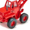 Kramer 411 Wheel Loader Red with White Top 1/50 Diecast Model by Siku - Image 4