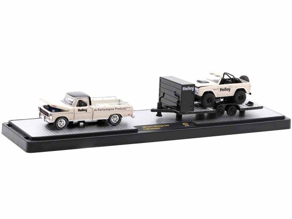 Auto Haulers Set of 3 Trucks Release 53 Limited Edition to 8400 pieces Worldwide 1/64 Diecast Model Cars by M2 Machines - Image 2