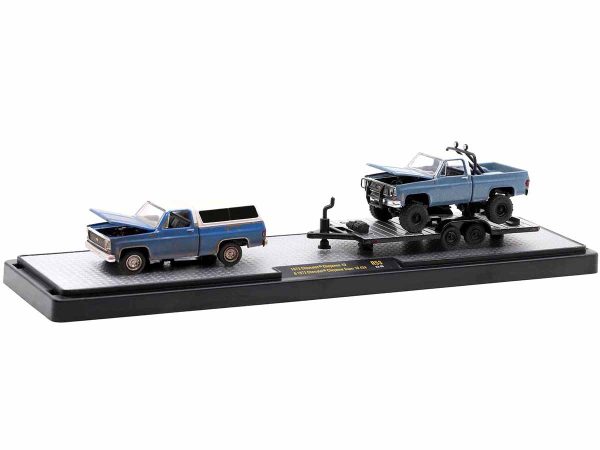 Auto Haulers Set of 3 Trucks Release 53 Limited Edition to 8400 pieces Worldwide 1/64 Diecast Model Cars by M2 Machines - Image 4