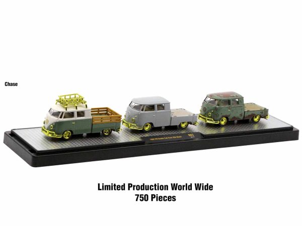 Auto Haulers Set of 3 Trucks Release 65 Limited Edition to 9000 pieces Worldwide 1/64 Diecast Models by M2 Machines - Image 2
