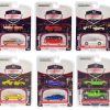 Barrett Jackson "Scottsdale Edition" Set of 6 Cars Series 12 1/64 Diecast Model Cars by Greenlight