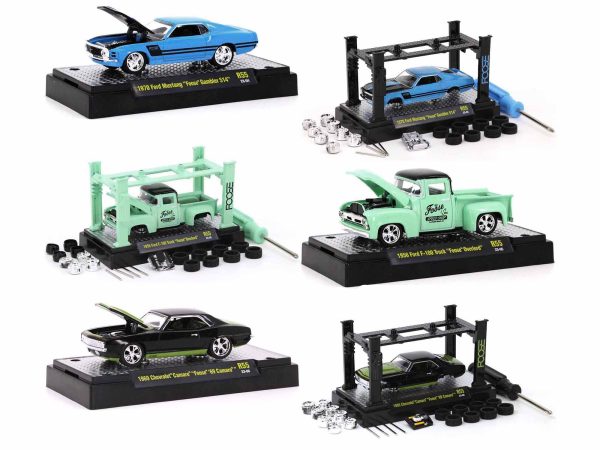 Model Kit 3 piece Car Set Release 55 Limited Edition to 9750 pieces Worldwide 1/64 Diecast Model Cars by M2 Machines - Image 3