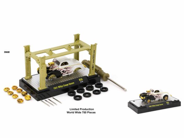 Model Kit 3 piece Car Set Release 58 Limited Edition to 8000 pieces Worldwide 1/64 Diecast Model Cars by M2 Machines - Image 2