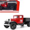 1931 Ford Model AA Pickup Truck Red and Black "Go Refreshed - Drink Coca-Cola" 1/24 Diecast Model Car by Motor City Classics - Image 5