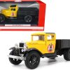 1931 Ford Model AA Pickup Truck Yellow and Black "Drink it Ice Cold for Sparkling Refreshment - Coca-Cola" 1/24 Diecast Model Car by Motor City Classics - Image 5