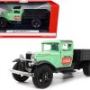 1931 Ford Model AA Pickup Truck Light Green and Black "Pause. Refresh. Drink Coca-Cola" 1/24 Diecast Model Car by Motor City Classics - Image 5