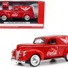 1940 Ford Sedan Cargo Van Red "Pause... Go Refreshed Coca-Cola" with Vending Machine Accessory 1/24 Diecast Model Car by Motor City Classics - Image 5