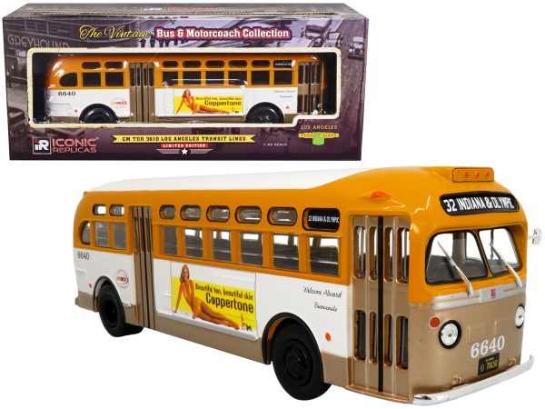GM TDH 3610 Los Angeles Transit Lines Bus "Indiana & Olympic" "RTD Southern California Rapid Transit District" "Vintage Bus & Motorcoach Collection" 1/43 Diecast Model by Iconic Replicas - Image 4