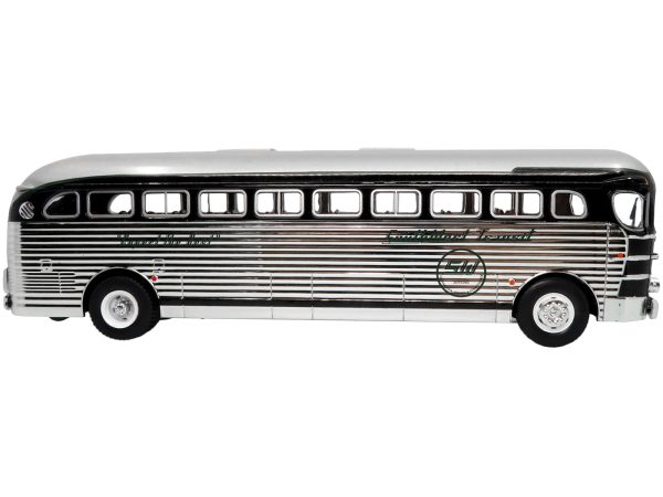 1948 GM PD-4151 Silversides Coach Bus "Southwest Transit: Expect the Best" "Vintage Bus & Motorcoach Collection" 1/43 Diecast Model by Iconic Replicas - Image 2