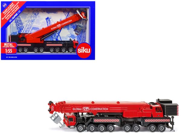 Siku Mega Lifter Red and Black "Global Construction" 1/55 Diecast Models by Siku - Image 2