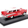1957 Chevrolet Nomad "Coca-Cola" Red with White Top and Red Interior 1/43 Diecast Model Car by Motor City Classics