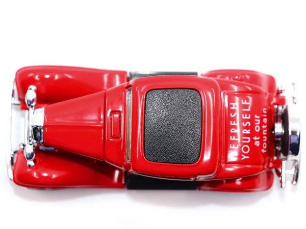 1932 Ford Coupe "Coca-Cola" Red with Black Top 1/43 Diecast Model Car by Motor City Classics - Image 3