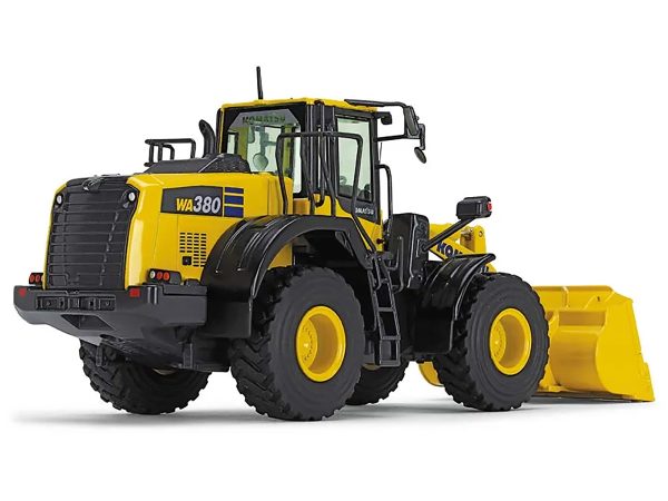 Komatsu WA380-8 Wheel Loader Yellow 1/50 Diecast Model by NZG - Image 4